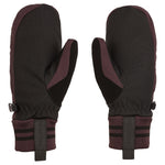 Volcom 'Bistro' Mittens - Burgundy
