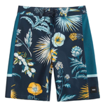 Vans 'Side Bar' Boardshorts - Blue/Yellow (Kids)
