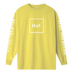 HUF 'Domestic' L/S Tee - Lemon