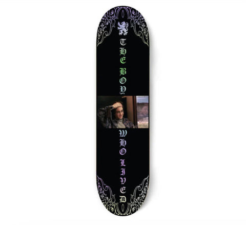 Color Bars x Harry Potter 'The Boy Who Lived' Skate Deck - Black/Holo