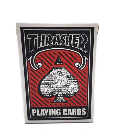 Thrasher Playing Card - Black/Red