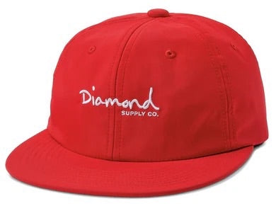 Diamond Supply Co. 'Mini Script OG' Snapback Cap - Red