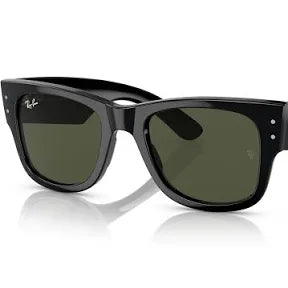 Ray-Ban 'Mega Wayfarer' Sunglasses - Black / Green