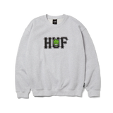 HUF x Spitfire 'Union' Sweatshirt - Heather Grey