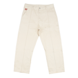 Frosted Baggy Chino Pants - Beige