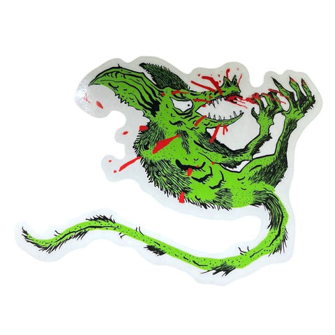 Baker x Neckface 'Toxic Rat II' Sticker - Green