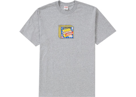 Supreme 'Cheese' Tee - Heather Grey