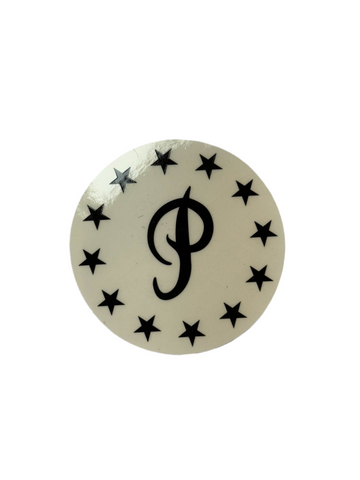 Primitive 'P Star' Sticker - Black