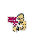 Snot Wheel Co. 'Red Neck' Sticker - Pink