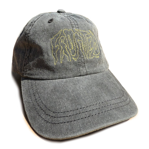 Frosted 'Logo' Cap - Black Denim