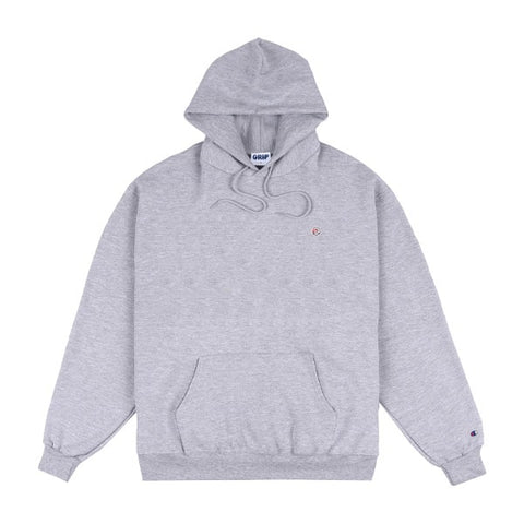 Classic Grip 'Tony Patch' Hoodie - Athletic Grey