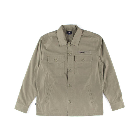 Obey 'Station' Jacket - Burnt Olive