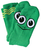 Toy Machine 'Turtle Boy' Crew Socks - Green