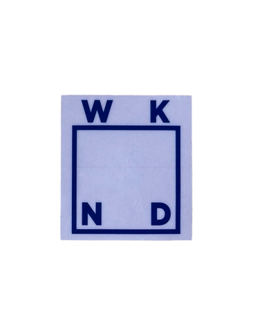 WKND 'OG Logo' Sticker - Blue