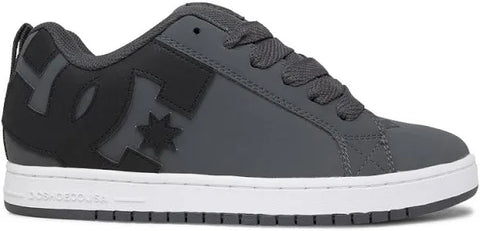 DC Shoes 'Court Graffik' Shoes - Dark Grey/White