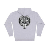 Independent 'Built To The Bone' Zip-Up Hoodie - Grey/Black