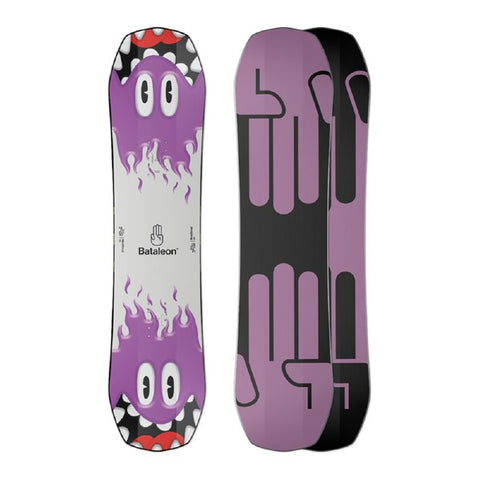 Bataleon 'Mini Shred' Snowboard - Purple/White (KIDS)