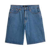 Vans 'Check-5 Baggy Denim' Shorts - Stone Washed Blue