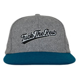 Independent 'Fuck The Rest Team' Snapback Cap - Grey/Navy