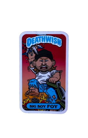Deathwish 'Big Boy Foy' Sticker - Multi