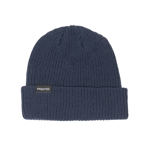 Frosted 'Classic' Beanie - Navy