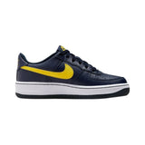 Nike 'Air Force 1' Shoes - Obsidian/Opti Yellow (GS)