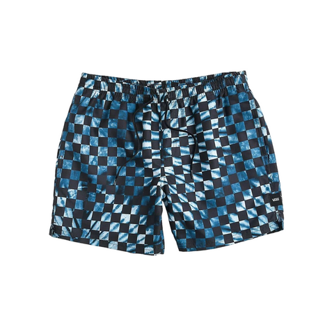 Vans 'Mixed Volley' Swimshorts - Blue/Black Checkerboard