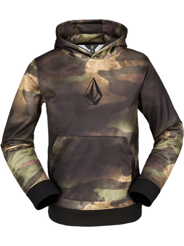 Volcom 'Riding' Hoodie (Kids) - Camo