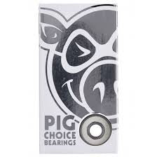 Pig Wheels 'Select' Skateboard Bearings - White