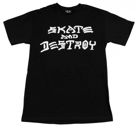 Thrasher 'Skate And Destroy' Tee - Black