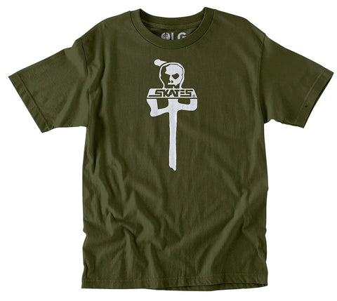 Red Dragon x Skull Skates 'Collab' Tee - Olive