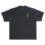 Color Bars X Playboy 'Flames 2.0 Boxy Fit' Tee - Black/Green