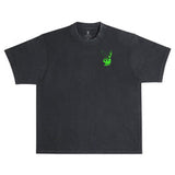 Color Bars X Playboy 'Flames 2.0 Boxy Fit' Tee - Black/Green
