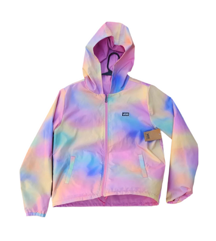 Vans 'Rainbow Dye' Reversible Windbreaker (Kids) - Rainbow/Pink