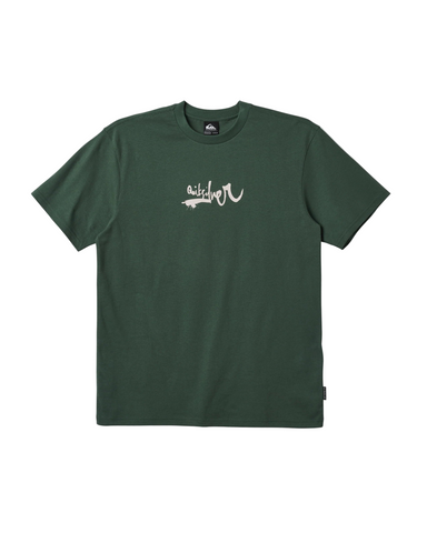 Quiksilver 'Impaired Moe' Tee - Forest Green