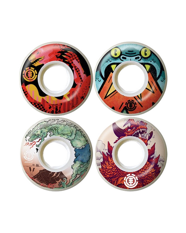Element 'Reptilicus' 99A Wheels 52mm - Multi