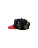 DGK 'Archangel' Snapback Cap - Black/Red