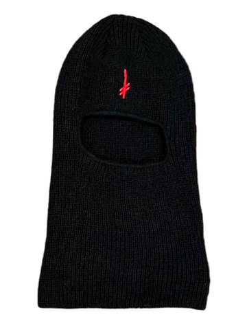 Deathwish Ski Mask - Black/Red