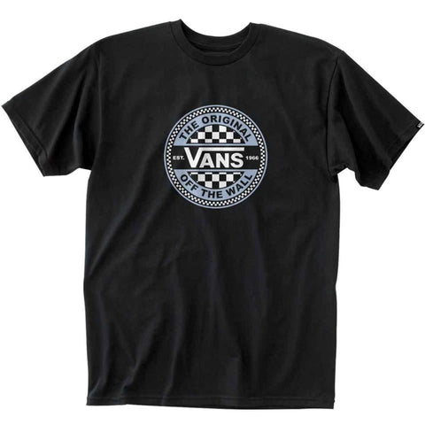 Vans 'Circle Checkerboard' Tee - Black