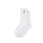 Polar Skate Co. 'No Comply' Rib Socks - White/Blue
