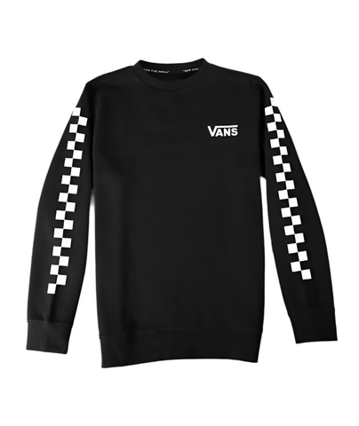Vans 'Exposition Check' Sweatshirt (Boys) - Black