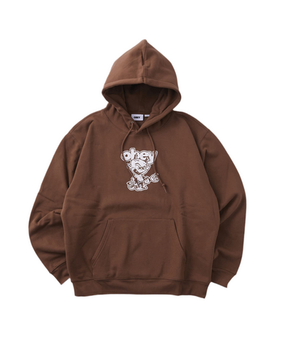 Obey 'Demon' Hoodie - Brown
