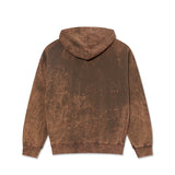 Polar Skate Co. 'Acid Surf Logo' Hoodie - Brown