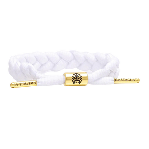 Rastaclat 'Zion II' Bracelet - White/Gold