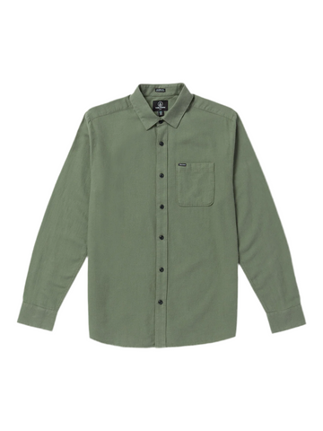 Volcom 'Caden' L/S Shirt - Agave