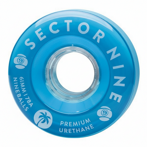 Sector 9 'Nineballs' 78A Wheels 61mm - Blue