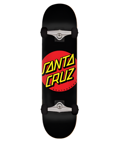 Santa Cruz 'Classic Dot' Complete Skateboard - Black