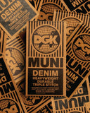 DGK 'Muni' Washed Baggy Jeans - Indigo