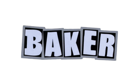 Baker 'OG Logo' Sticker - Grey