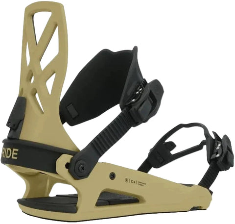 Ride 'C-4' Snowboarding Bindings - Olive